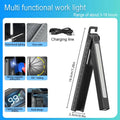 COB Work Pen Light LED Folding Work Flashlight with Magnet Portable Torch Rechargeable Outdoor Multi-Function Ruler Flashlight Oasis Select W09