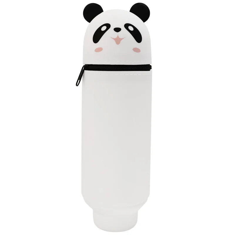 Animal standing pencil case, pen holder suitable for students, school, office, back-to-school gifts Oasis Select Panda B