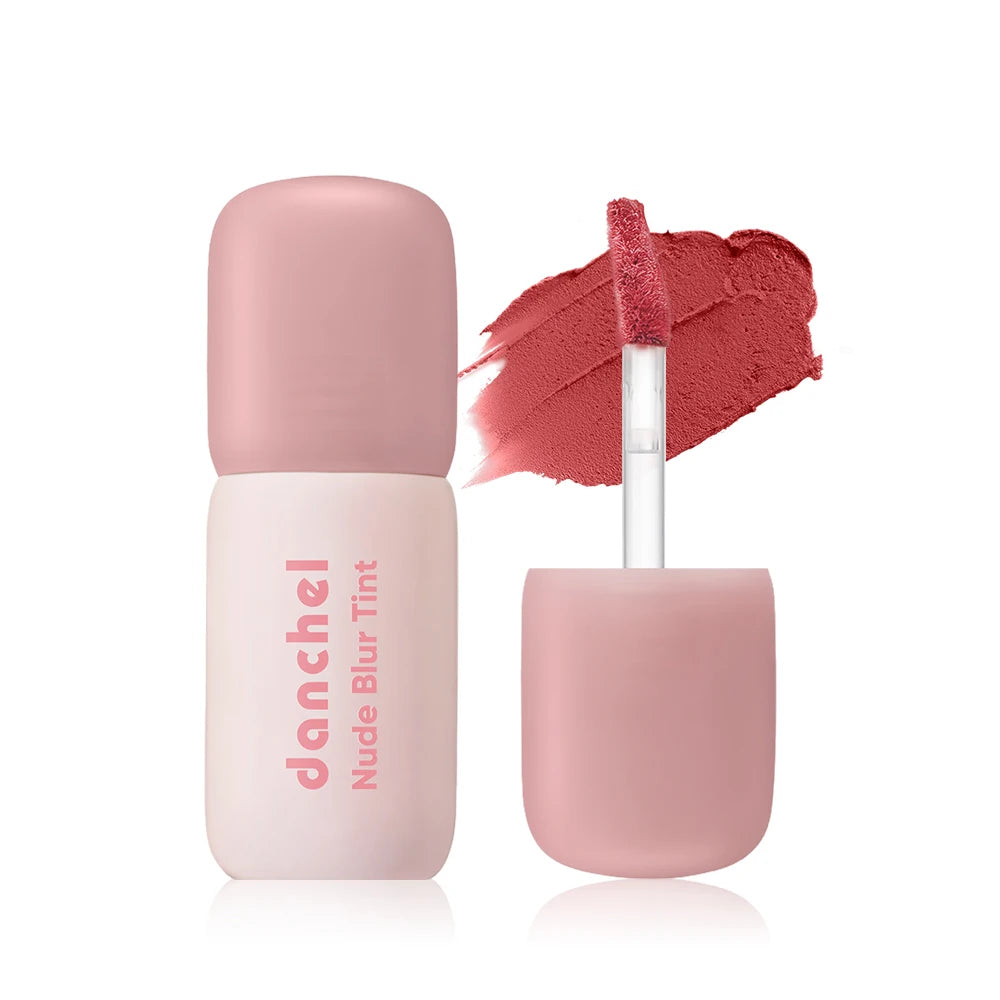 10 Shades Nude Blurring Lip Tint 2-in-1 Lightweight Long-Lasting Non-sticky Velvet Lip & Cheek Blush Lipgloss Daily Cosmetics Oasis Select Color 10