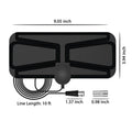 2026 HDTV antenna with butterfly pattern for your TV. High-definition digital TV antenna. Oasis Select standard