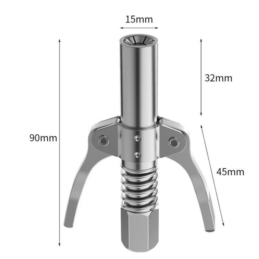Mini Grease Gun Coupler 10000PSI Manual Grease Pump Head Syringe Lubrication Nozzle Oil Pump Filling Tool Grease Injector Nipple Oasis Select