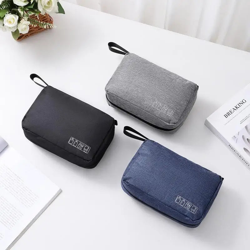 Travel Wet And Dry Separation Toiletry Bag Business Trip Shower Portable Hanging Cosmetic Bag Storage Pouch Folding Makeup Bag Oasis Select