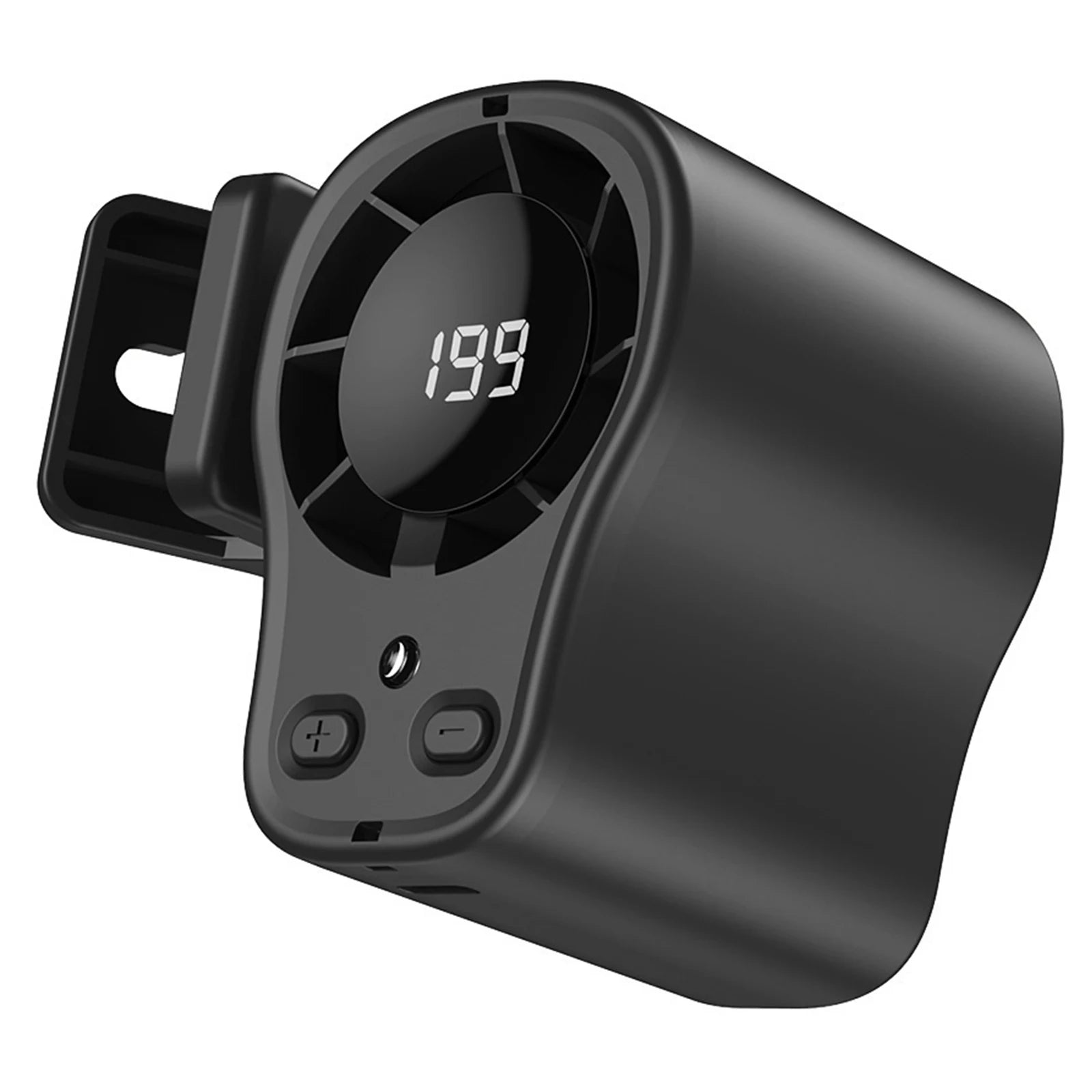 Hands-Free Clip on Fan 199 Speeds 360° Rotation Mini Small Personal Desk Fan Semi-Cooling Technology for Cars Work Camping Oasis Select black China Mainland