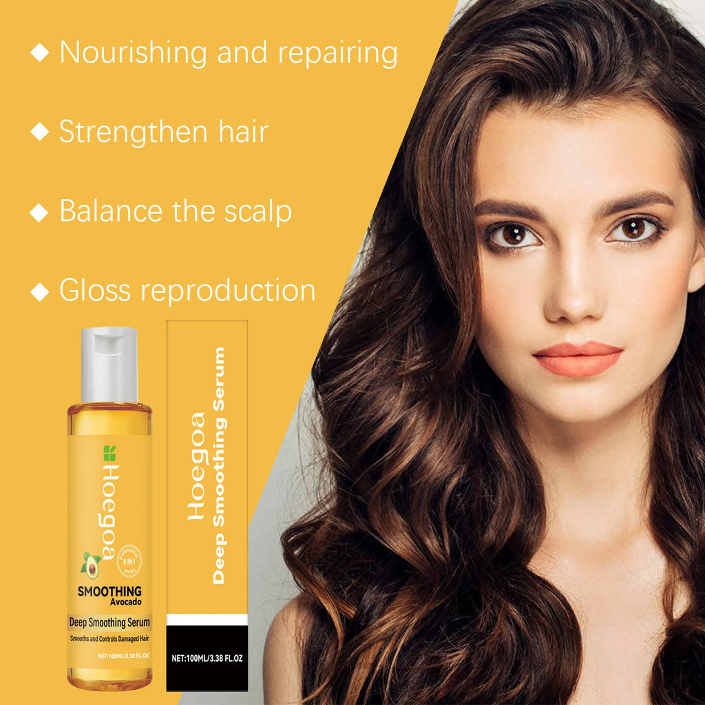 HOEGOA Avocado Hair Growth Oil & Scalp Nourishing Serum 100ml