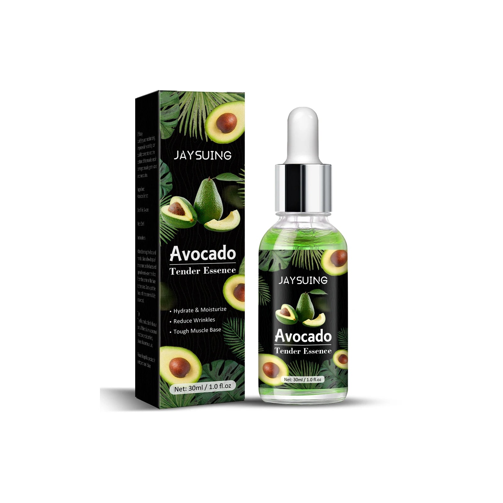 30ml Avocado Face Essence Moisturizing Anti-Aging Whitening Repairing Elastic Facial Serum Skin Care Oasis Select 30ml boxed
