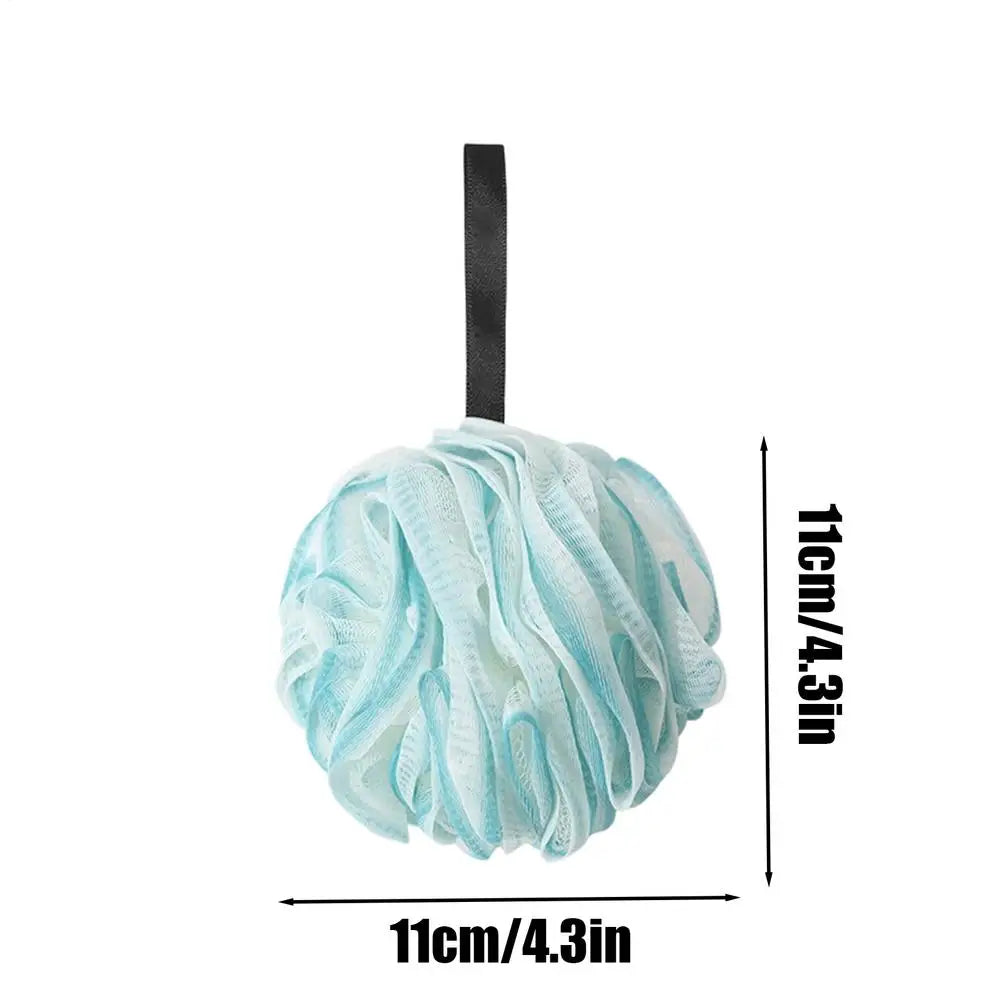 Bath Ball Rich Bubble Bath Towel Scrubber Body Cleaning Mesh Shower Wash Sponge Bathroom Shower Mesh Sponge Accessories Oasis Select Blue 1PC