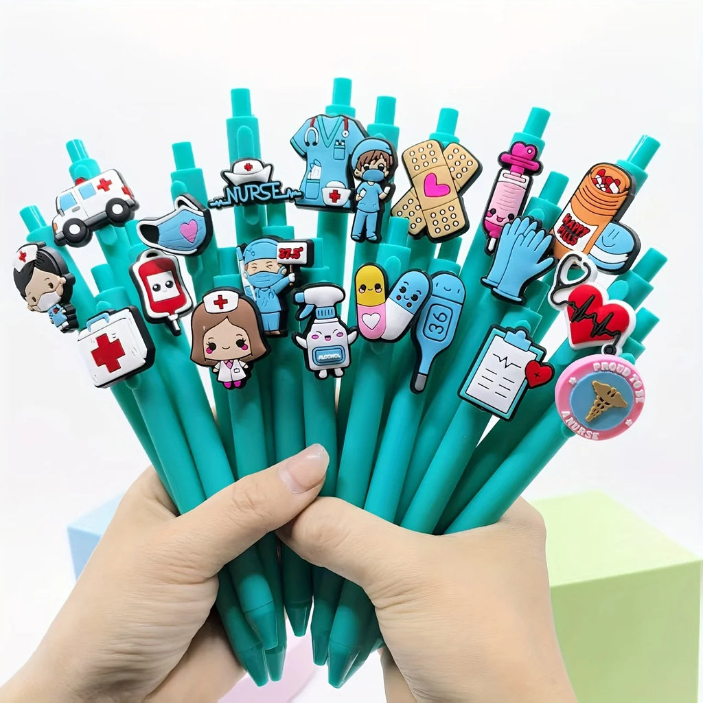 20/30/5pcs Nurse Doctor Writing Gel Pens Medical Record Pen Nurses Day Gift Pen Random Styles Oasis Select