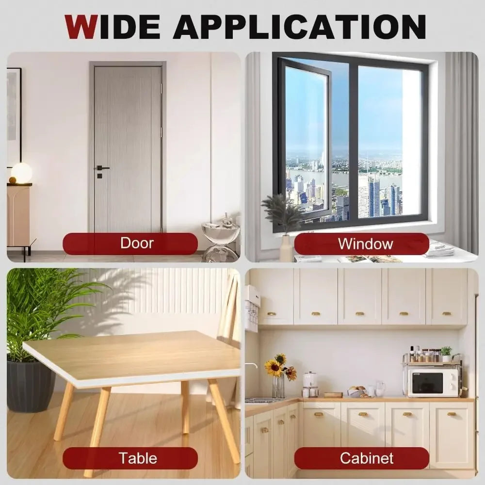 3 Meters Wedge Weather Stripping Self Adhesive Soundproof Door Window Gap Filler Waterproof PU Foam Insulation Tape Drawer Oasis Select