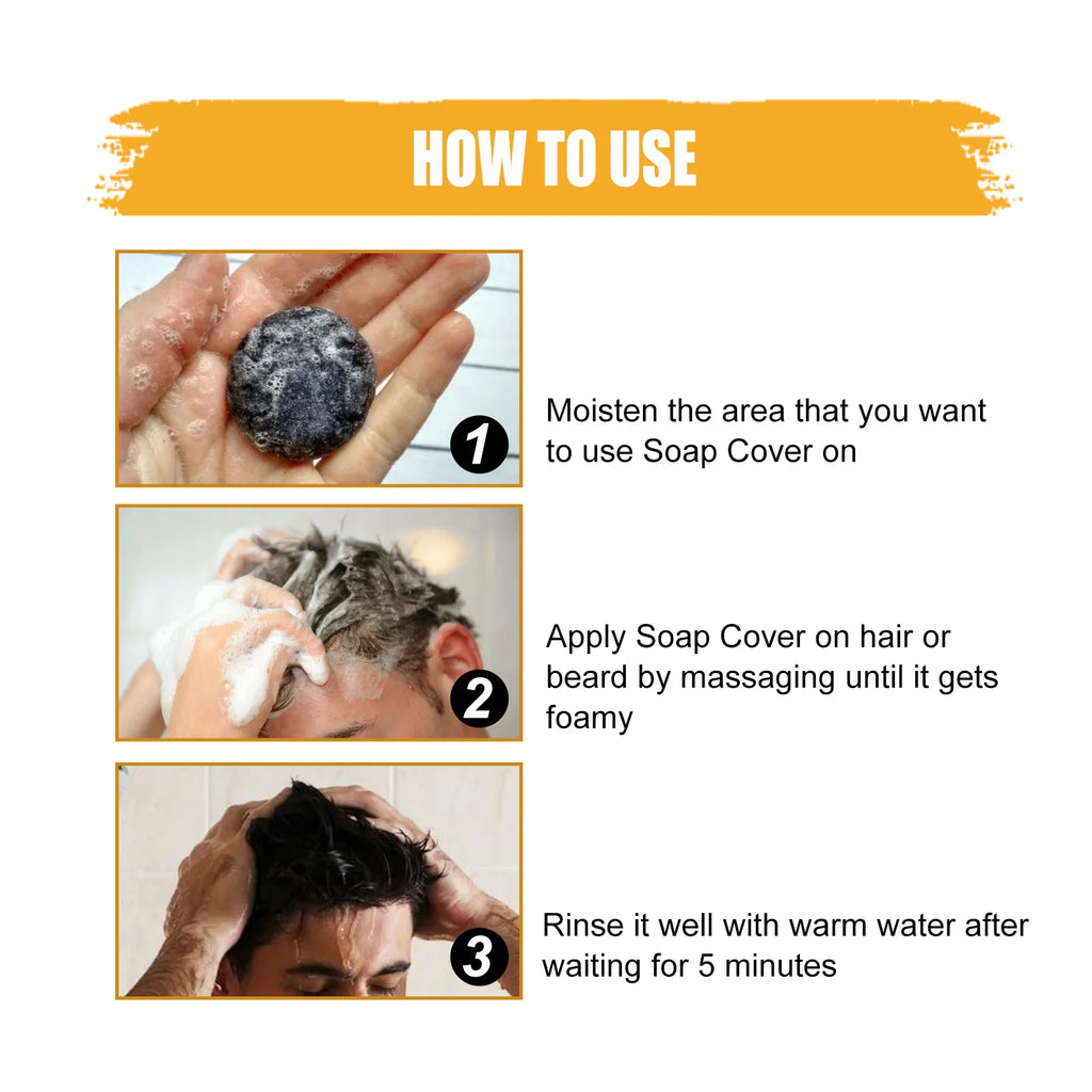 East Moon He Shou Wu Hair Darkening Shampoo Bar | Gray Hair Hair Darkening Shampoo Bar Oasis Select