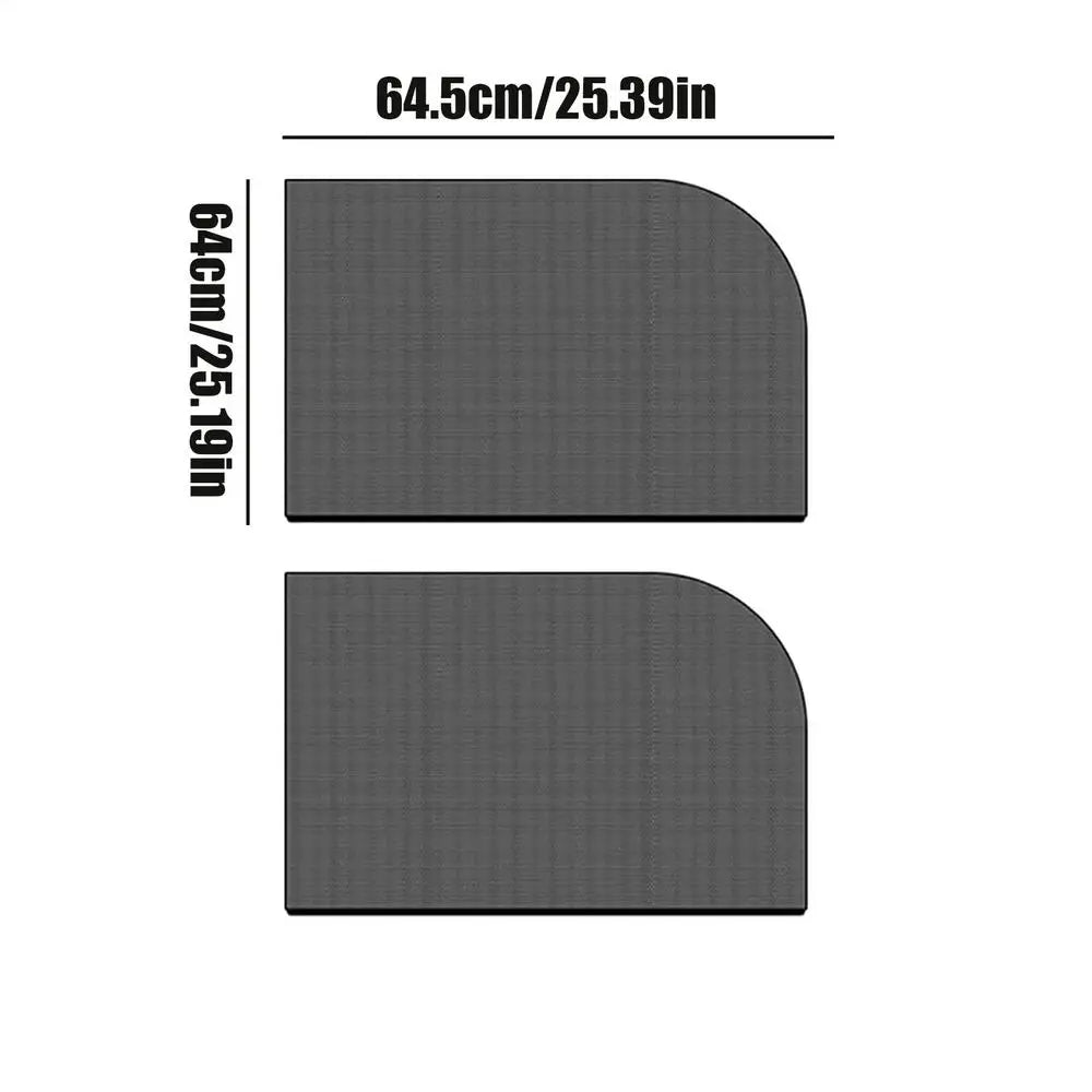 2Pcs Car Window Sunshade Cover Block UV Protection Car Side Window Shade Sunshades Sun Shade Cover Visor Shield Screen Oasis Select For rear