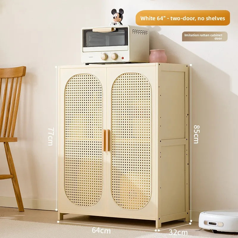 Tea Cabinet, Living Room Against the Wall Cabinet, Locker Storage, Low Cabinet, Kitchen Shelf, Household Dining Cabinet Oasis Select Milk white 64cm