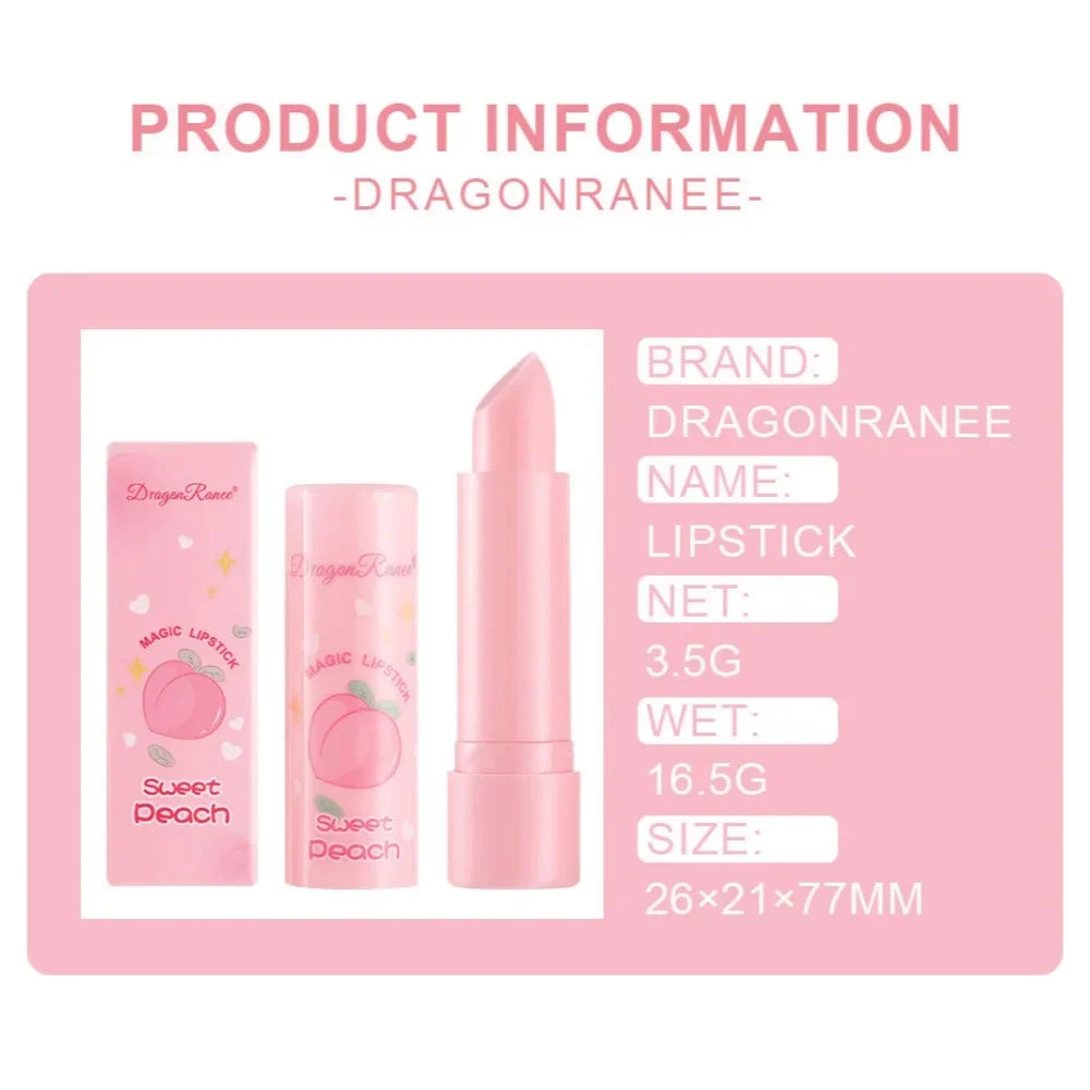 Dragon Ranee Color-Shift Peach Jelly Lip Balm – Tinted & Long-Lasting