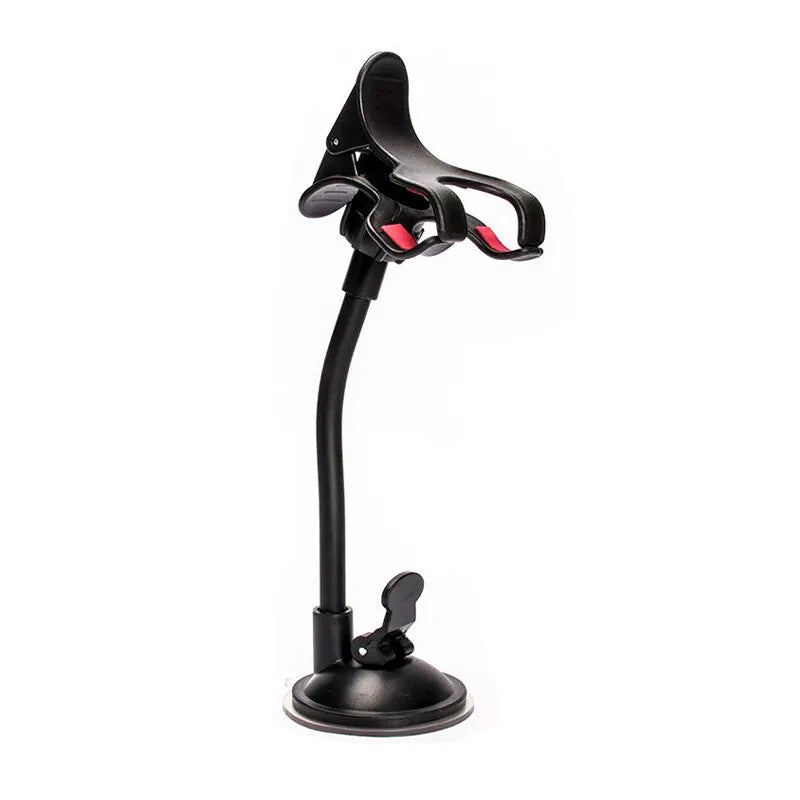 Car Cell Phone Holder Universal 360 Rotating Dashboard Suction Mount GPS Windshield Stands Auto Bendable Support Bracket Device Oasis Select black
