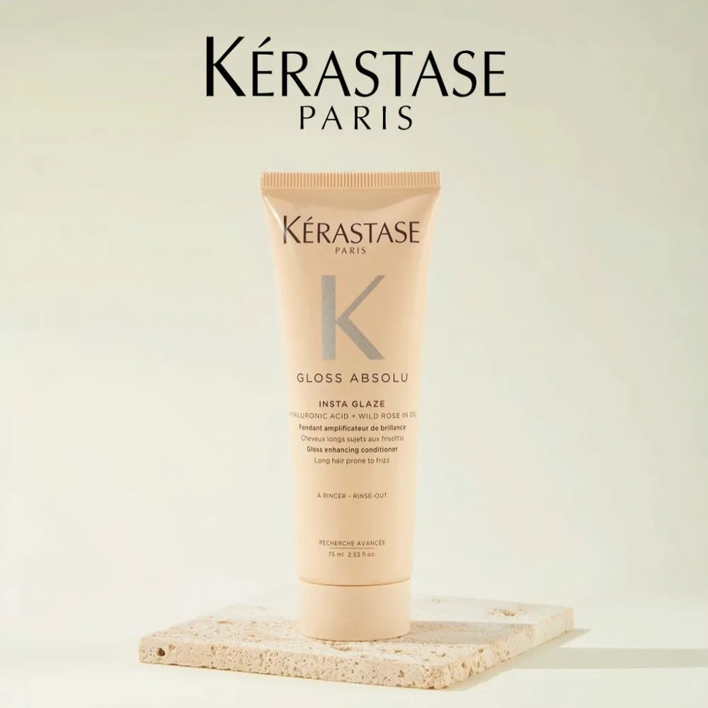 Kerastase Gloss Absolu Gloss Enhancing Conditioner 75ml/2.5oz, Original Conditioner for Women/Men, Hair Care Treatment Oasis Select