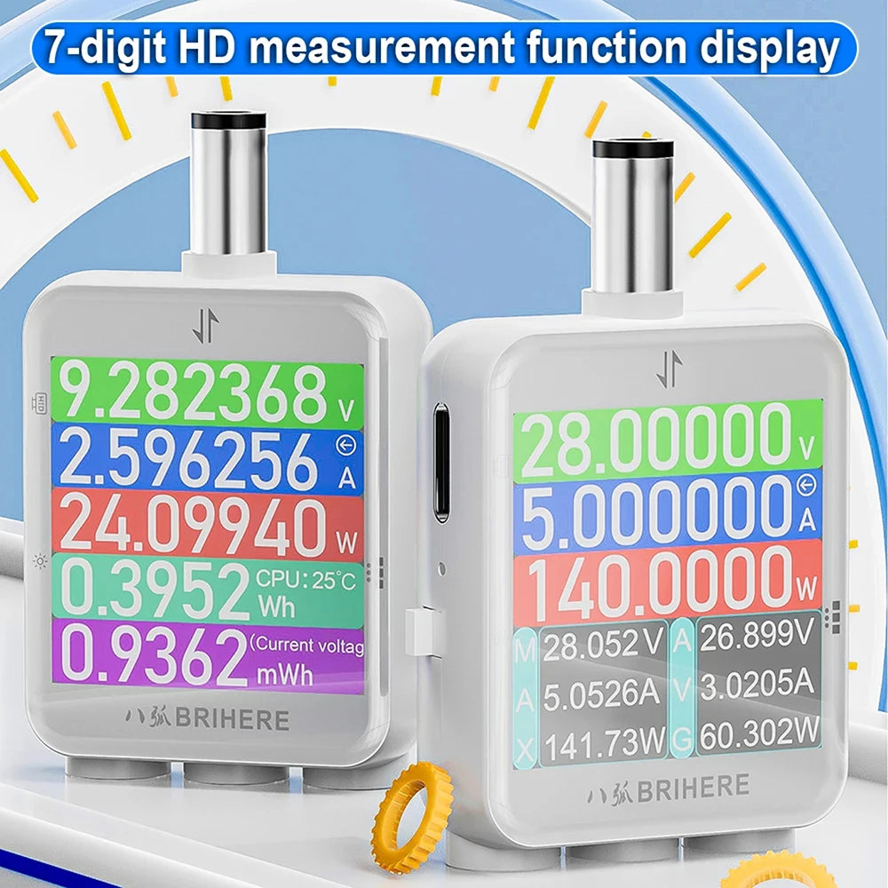 DC5.5 High Precision Tester DC 4.5-80V 6A 0-600W Digital Voltmeter Ammeter DC Current Voltage Power Meter Fast Charging Monitor Oasis Select