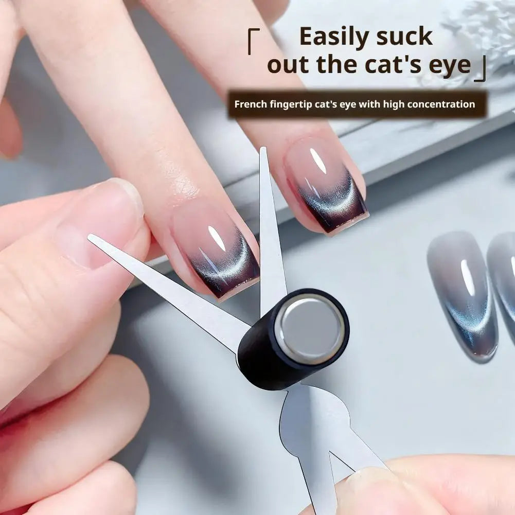 French Cat's Eye Nail Art Double Head Y Shape Magnetic Tool DIY Gel Polish Manicure Art Set for Nail Salon Design Tool Oasis Select