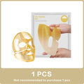 Gold Moisturizing Face Mask Hydrating Nourishing Smooth Brightening Skin Tightening Contour Oil Control Deep Pore Purifying Mask Oasis Select 1PC