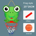 Children's Basketball Rack, Indoor Shooting Frame, Hanging Basketball Frame, Sports Toy, Adjustable Sports Outdoor Bag Oasis Select green