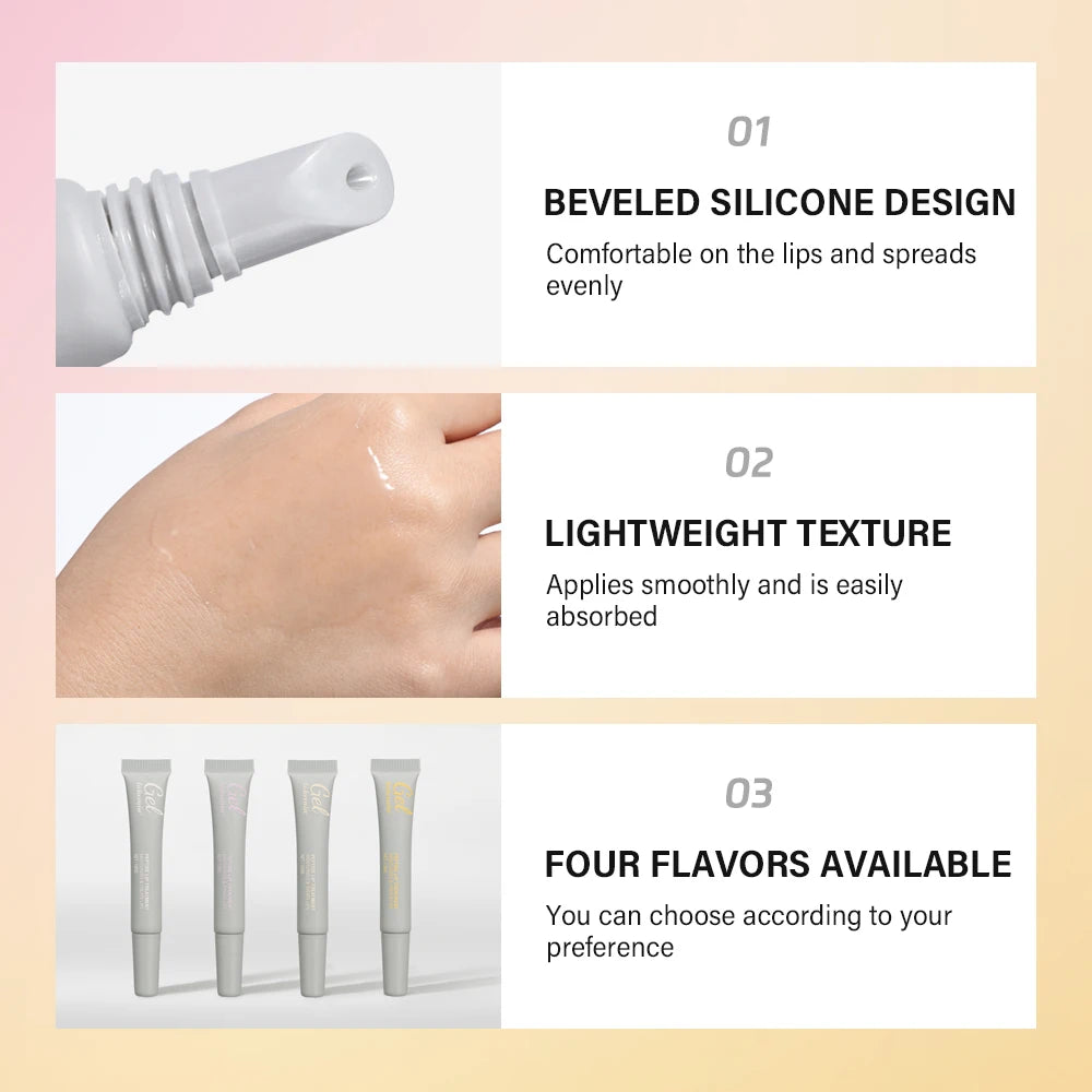 Moisturizing Lip Balm Nourishes Peptide Moisturizes Lightened Remove Dead Skin Lip Lines Anti-chapping Caramel Lip Care Gel Oasis Select