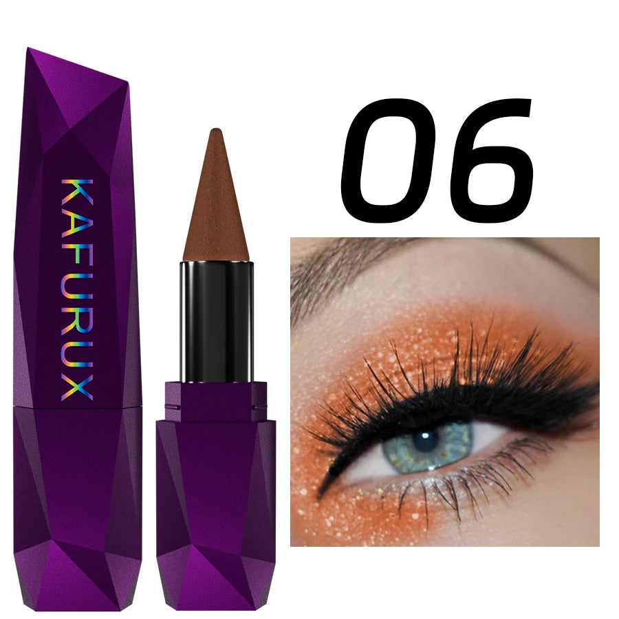 KAFURUX 25-Color Pearlescent Eyeshadow Stick – Waterproof
