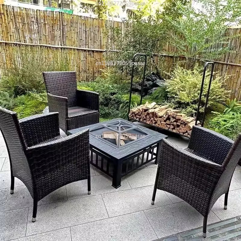 Stove for Making Tea in The Surrounding Stove Full Set BBQ Outdoor Courtyard Square Stove Oasis Select