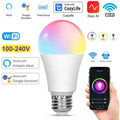 Smart Bulb E27 9W WiFi Bubble Dimmable LED Light Voice Control Bulb RGBCW 100-240V Smart Life Bulb Support Alexa Google Home Oasis Select Smart Bulb