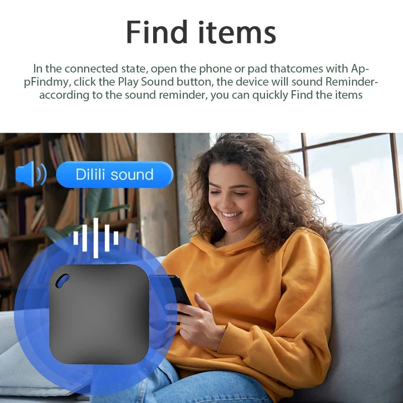 Smart GPS Tracker Works With Apple Find My APP iTag Pet Kids Luggage Key Tracking Global Accurate Positioning Bluetooth Finders Oasis Select