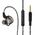 In-ear Sports Ear Wrap HIFI Heavy Bass Wired Mobile Phone Music Headphones Super Clear Sound Quality Headphones Oasis Select Black