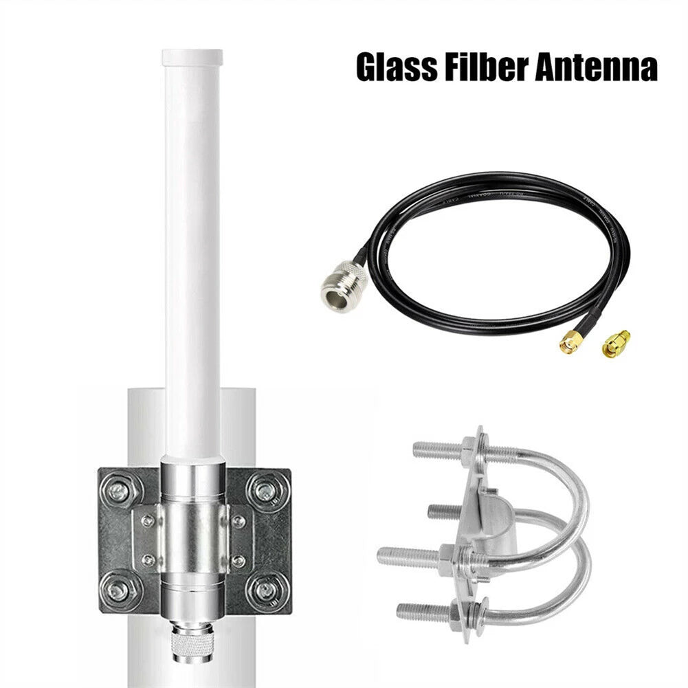 Outdoor For LoRa Antenna 8dBi Gain Fiberglass Compatible with For Helium Hotspot HNT Miner 860 930MHz Frequency Range Oasis Select