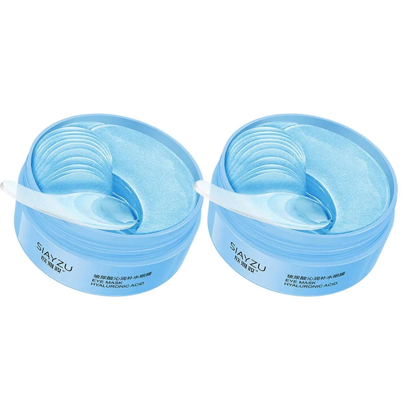 60-Pack Hyaluronic Acid Collagen Eye Masks – Dark Circles & Bags Eye Mask Patches Oasis Select Hyaluronic Acid 2box