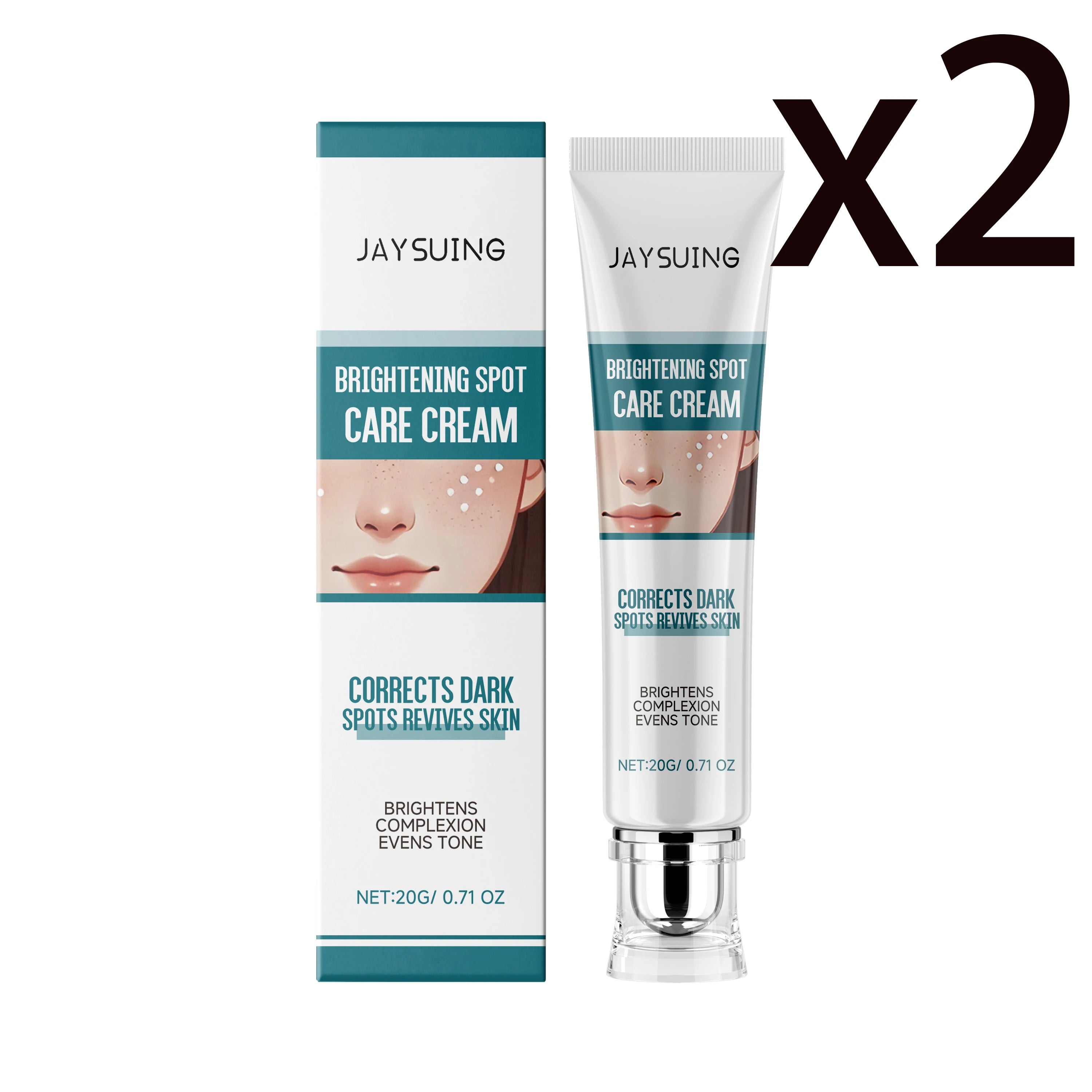 Jaysuing Glow Brighten Face Cream – Niacinamide, 20g Brightening Face Cream Oasis Select 2x20g