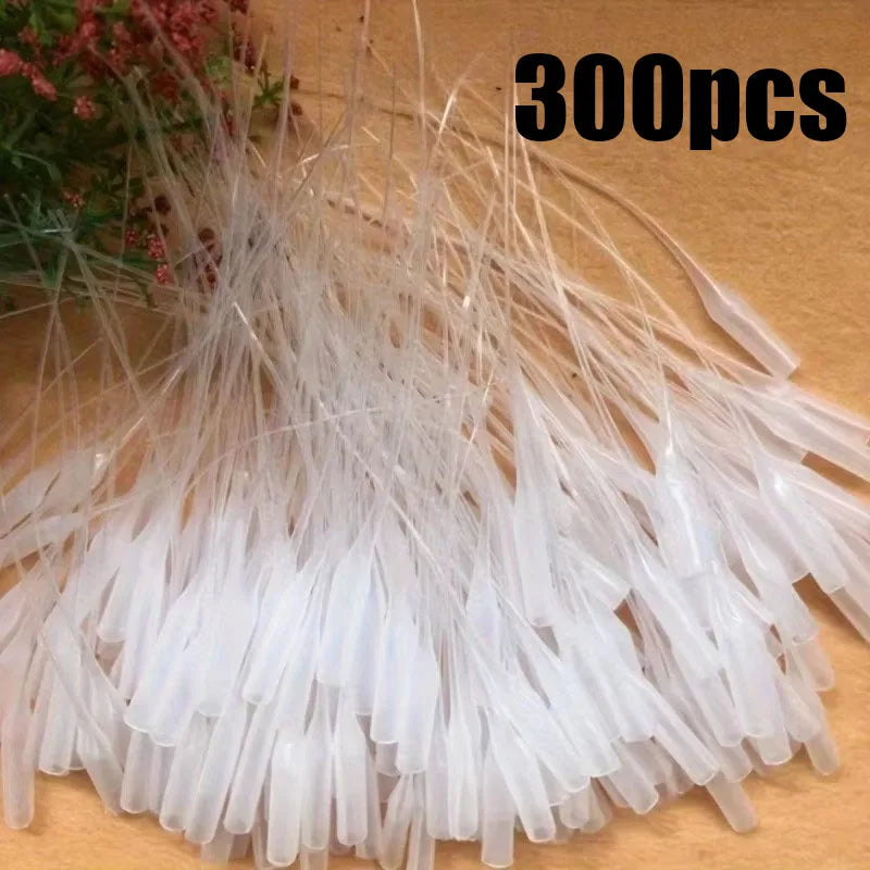 50/300pcs Adhesive Dispenser Accessories Fine Glue Nozzle Plastic Glue Bottle Head Glue Applicator Precision Suitable For Making Oasis Select 300pcs