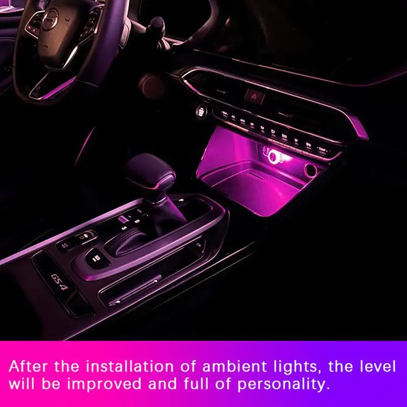 USB Mini LED Ambient Light Portable Car Interior Atmosphere Lamp Decorative Environment Light Plug Play For Auto Computer Oasis Select