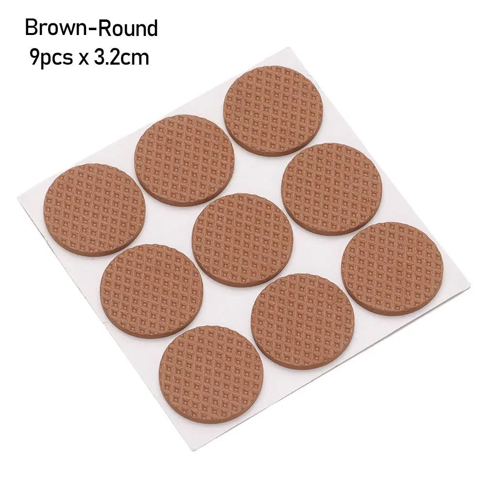 6/9/12PCS Self Adhesive Non-slip Mat Bumper Cushion Furniture Leg Foot Mat Felt Pads For Chair Table Protector Hardware Oasis Select type 9