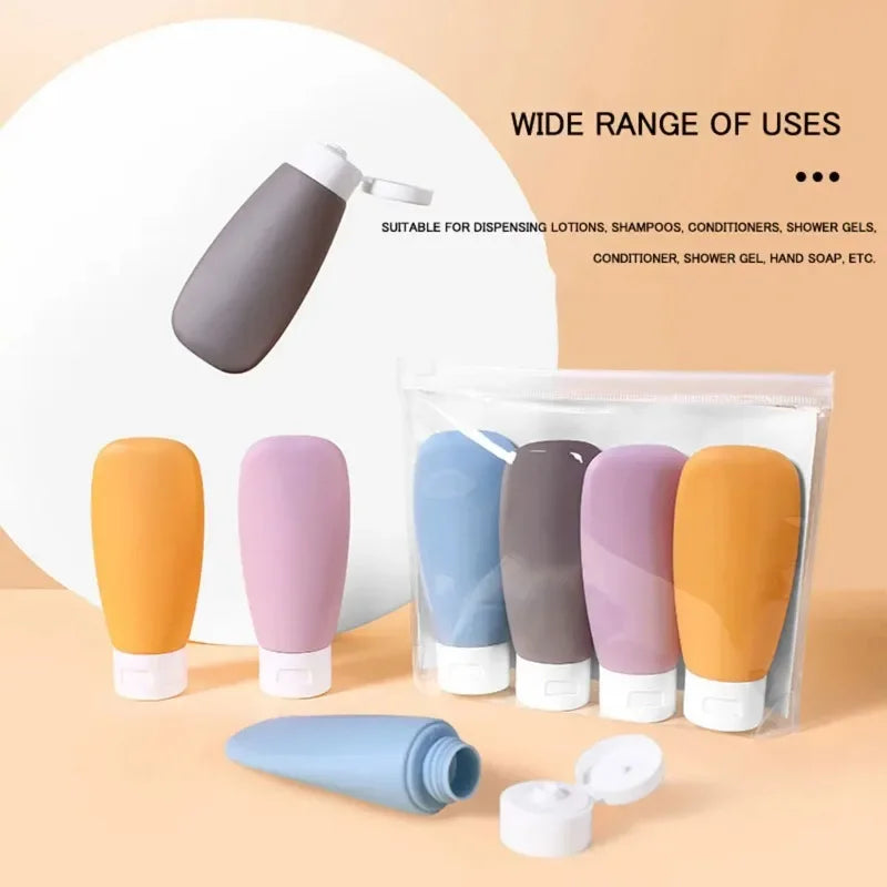 60ml Refillable Travel Bottles Set – 4pc Cosmetic Containers