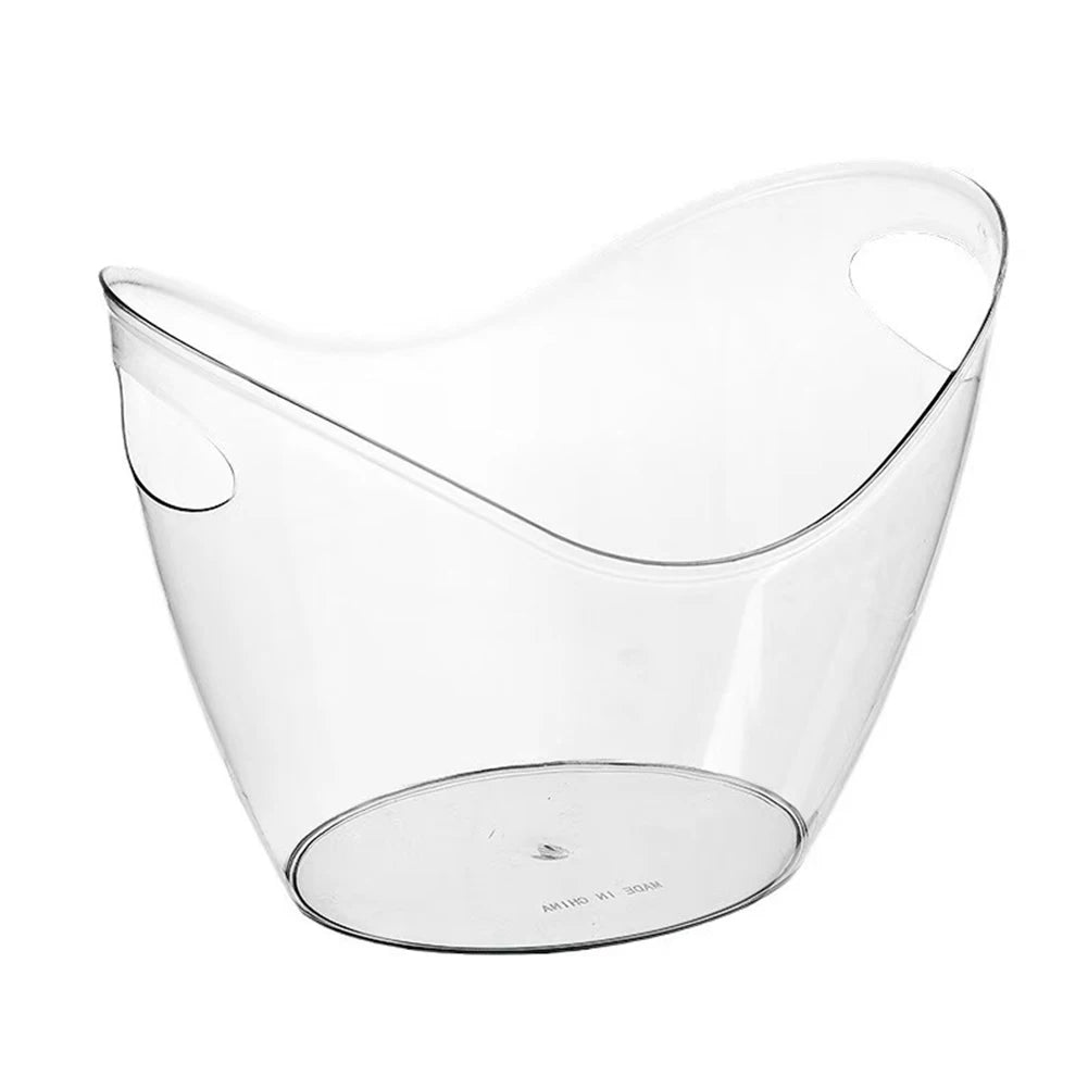 Ice Bucket 3.5Liter Ice Cube Container with Handle Ice Storage Tub for Wine Champagne Beer Oasis Select