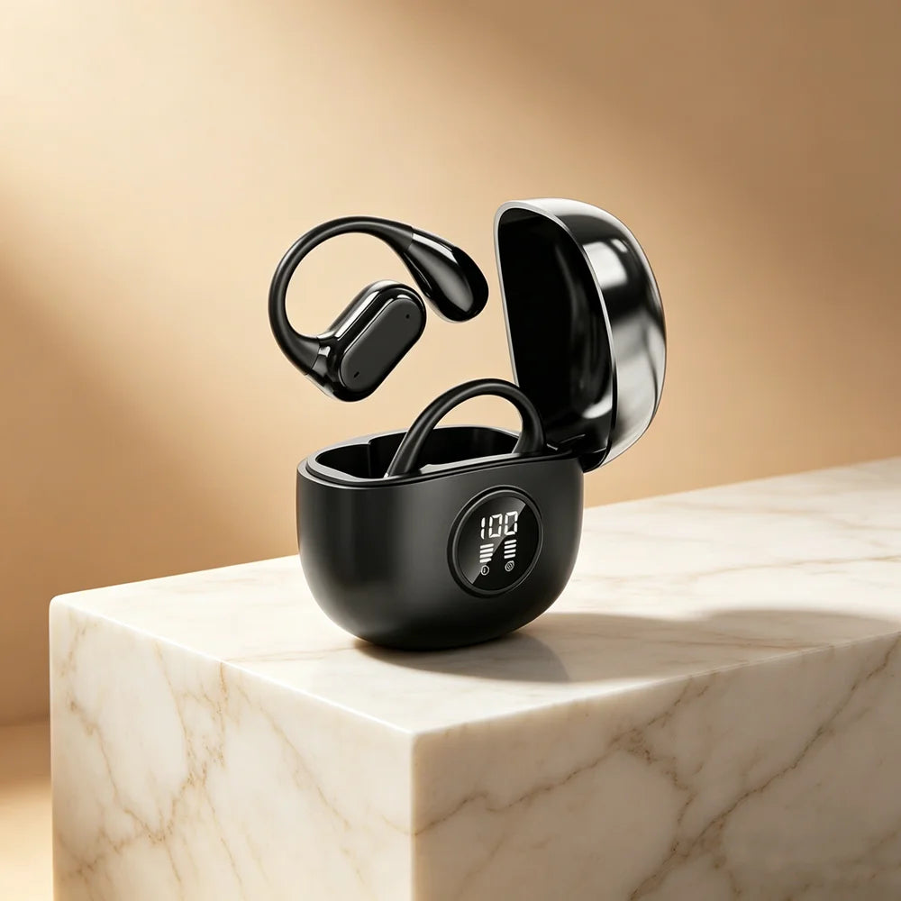 Original TWS clip-on sports headphones fasion comfortable headset music deep bass hanging Earbuds Apply to smartphones Oasis Select