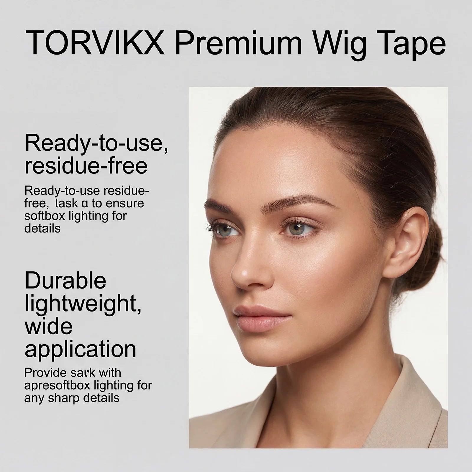 Wig tape, invisible Strong Hold wig band styling auxiliary tape, easy to wear, daily styling care tool Oasis Select