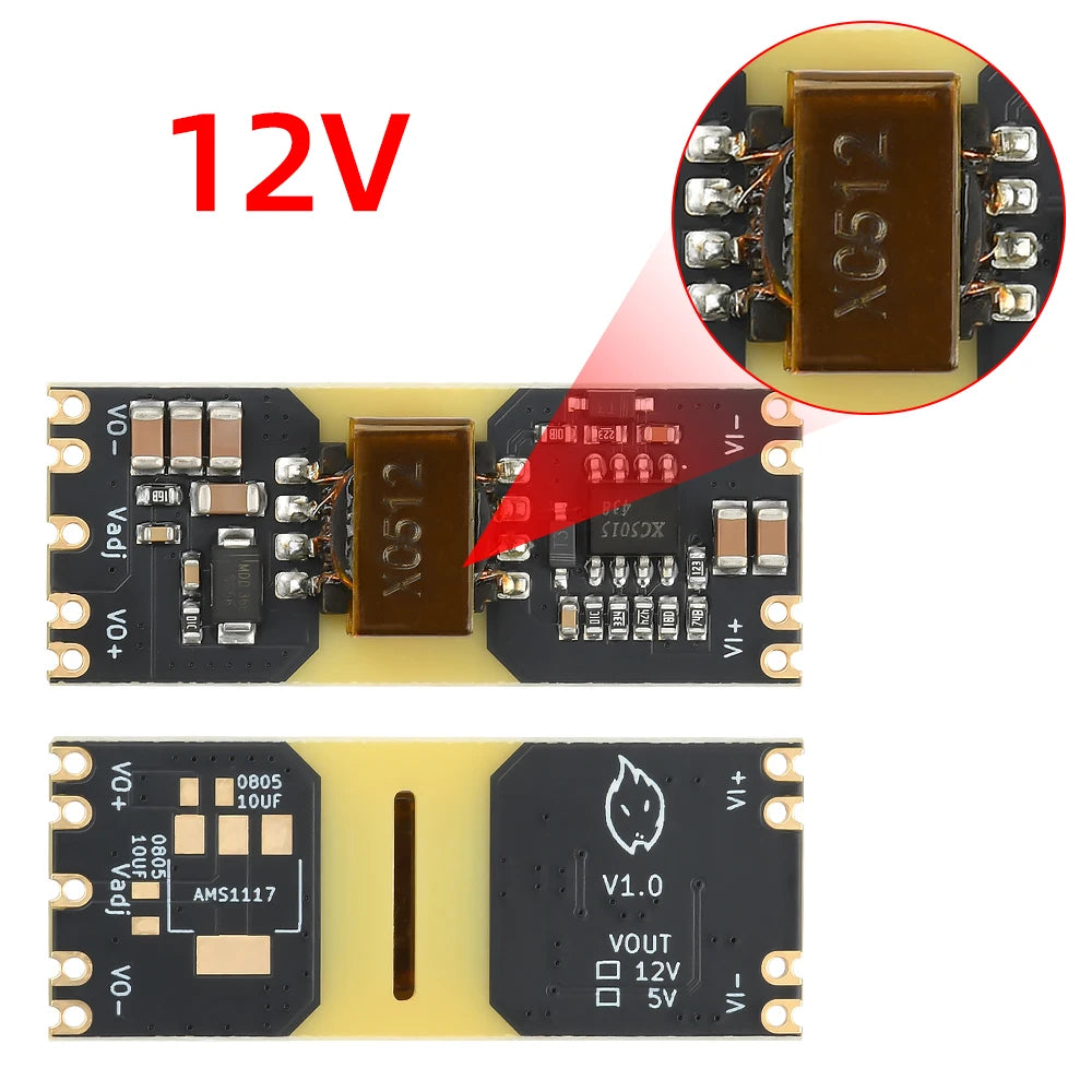 XC5015 DC-DC 9-42V to ±5V/±12V Positive and Negative Dual-Power Step-Down Module Isolated Wide-Voltage Power Supply Module Oasis Select 12V 1