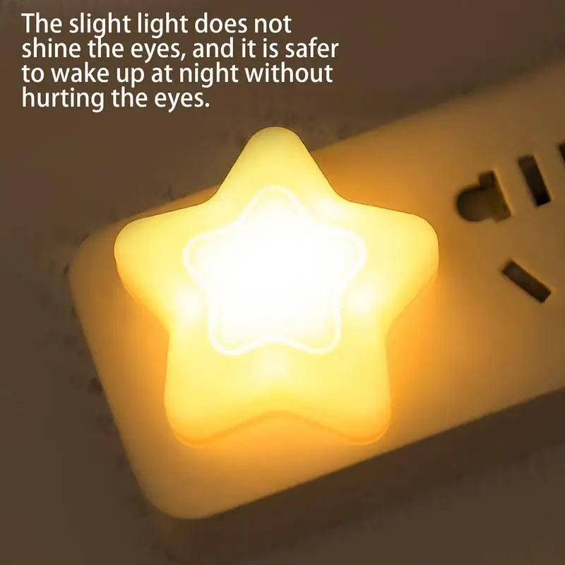 LED Stars Night Lights Star Shaped LED Bedside Night Light Home Decoration Baby Room Lighting USB Charging Cute Star Lamp Oasis Select