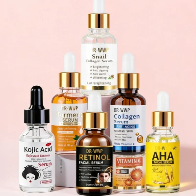 Korean Collagen, Vitamin C & Kojic Acid Face Serum | Lifting