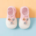 Comfy & Breathable Slip-On Shoes for Baby Boys & Girls - Perfect for First Walkers Toddlers Cartoon Baby Walking Socks Oasis Select Blending Pink 26-27