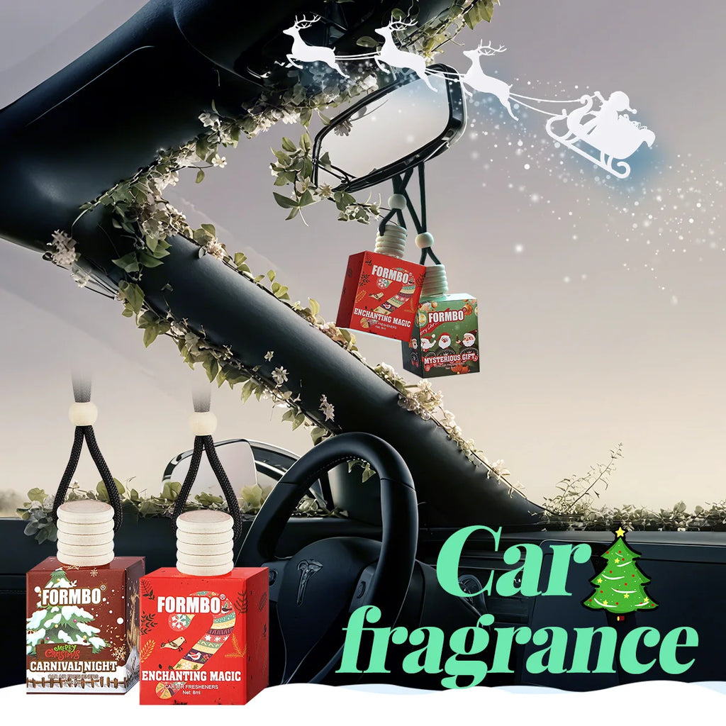 FORMBO Christmas Snowman Car Air Freshener – 4 Scents, 8ml Car Air Freshener Oasis Select