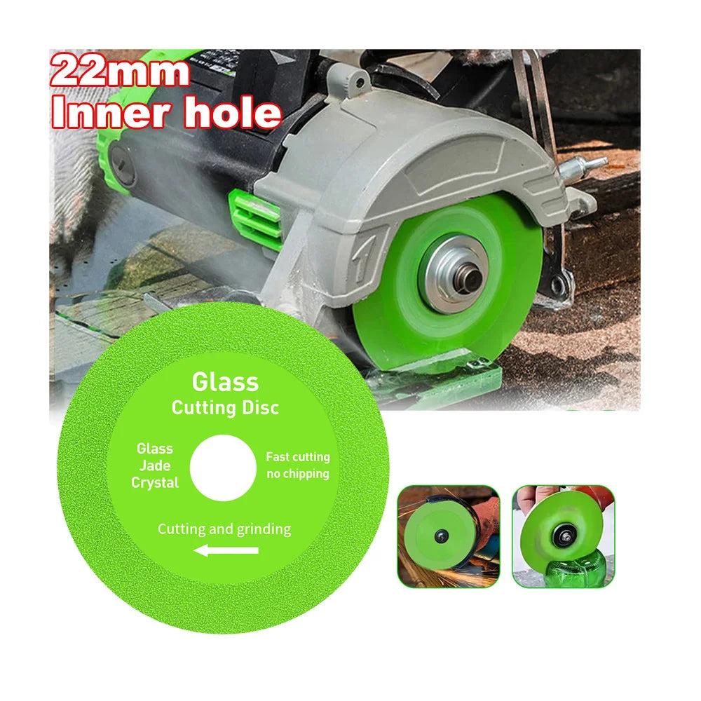 22mm Inner hole Glass Cutting Disc Diamond Marble Saw Blade Ceramic Tile Jade Special Polishing Cutting Blade Sharp Brazing Oasis Select