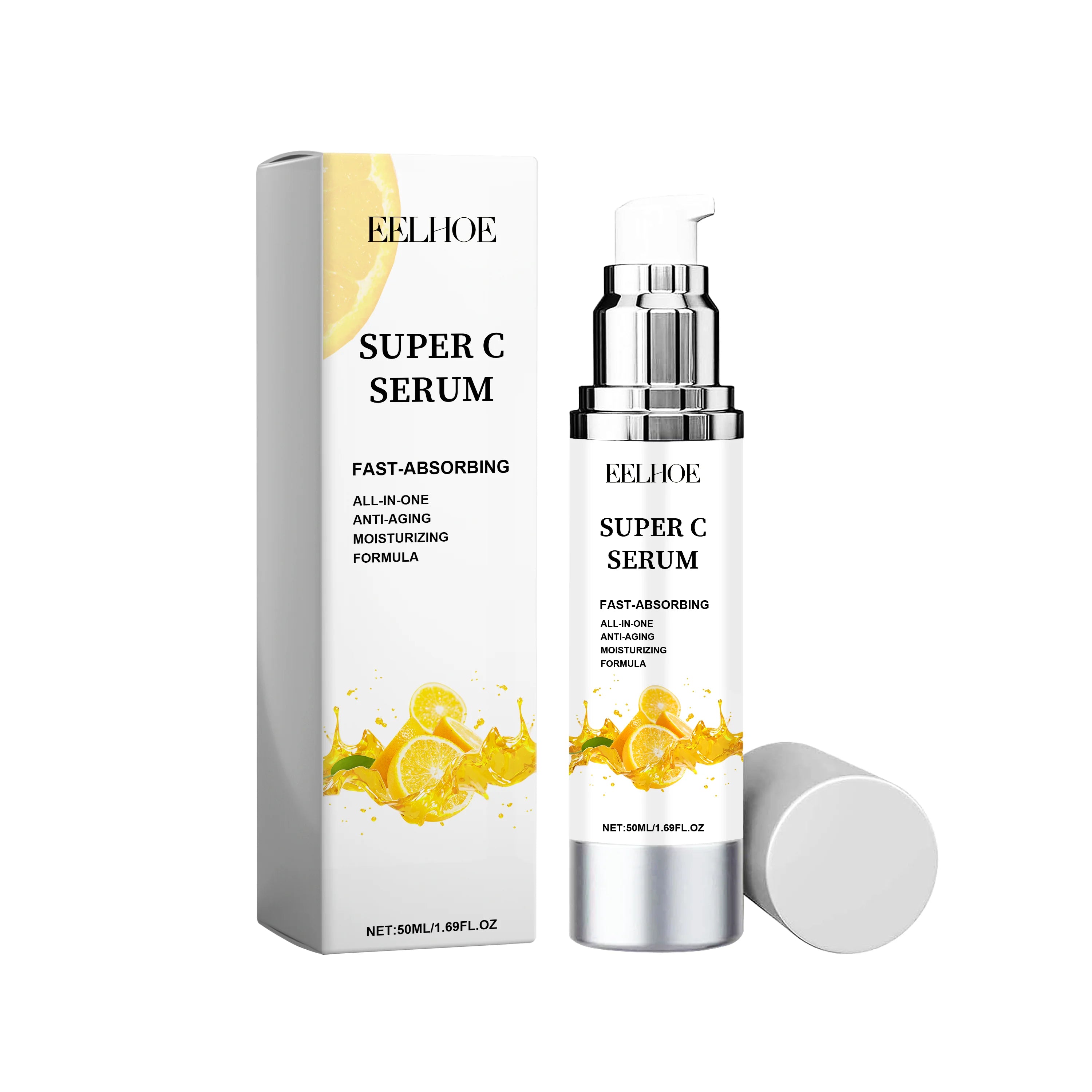 EELHOE Vitamin C Essence Liquid Whitening Moisturizing Soft Delicate Skin Essence Gentle Fomula Suitable for All Skin Types Oasis Select 1pc