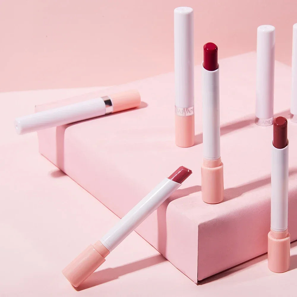 4pcs/set Lasting Stick Waterproof Lip Set - Long-lasting Matte Lipstick with Clear Finish - Perfect Valentine's Day Gift for Her Oasis Select