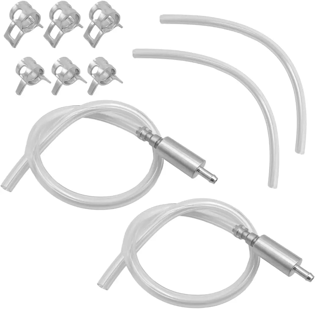 Auto Bleeding Replacement Tool Kit Car Hydraulic Clutch Brake Bleeder Hose One-Way Valve Tube Essential Car Maintenance Part Oasis Select 2PCS