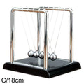 Newton's Cradle Steel Pendulum Desk Toy – Physics & Stress Relief Pendulum Desk Toy Oasis Select 18cm
