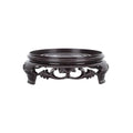 Round Antiqued Flowerpot Tray Base Mat – Thickened PP Flowerpot Tray Oasis Select L