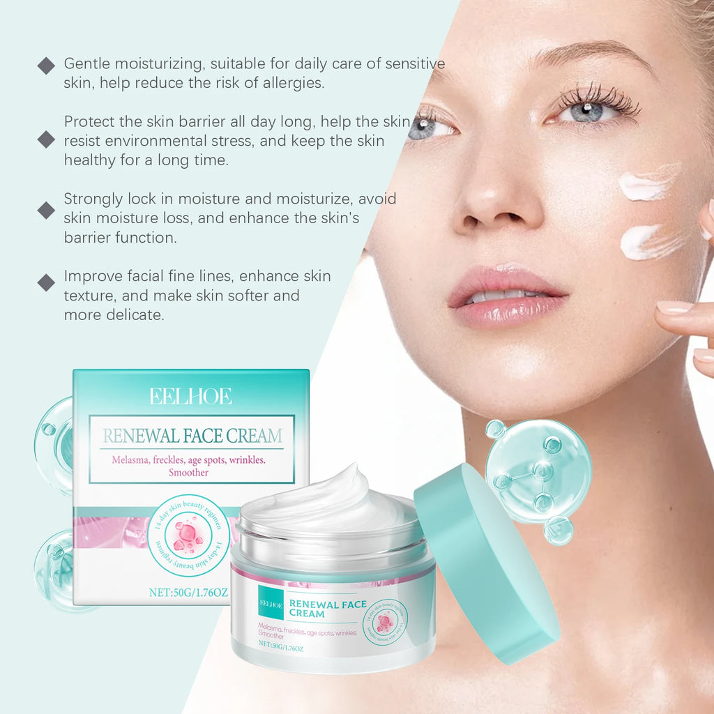 Collagen Firming Facial Cream Renewal Deep Nourish Reduce Dark Spots Freckles Brightening Smooth Skin Lifting Firming Cream Oasis Select